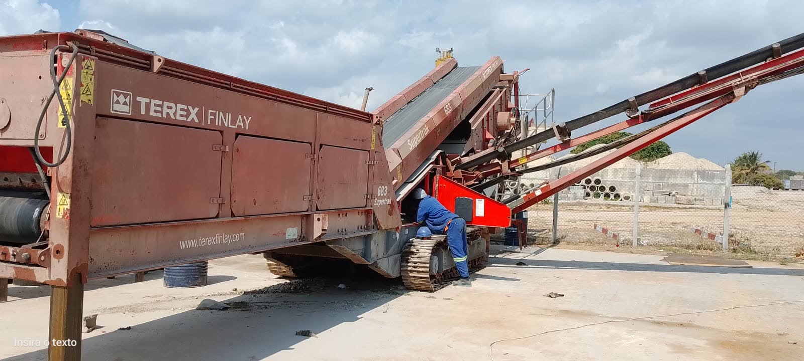 Crivo móvel Terex Finlay | Diamond Business